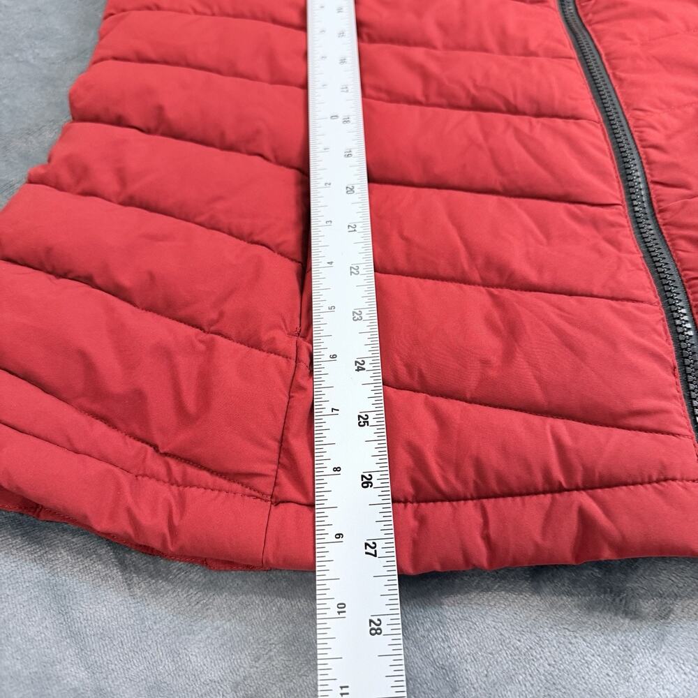 Women's Sz 2XL HFX Performance Hooded Puffer Coat Parka Red Quilted Gorpcore - Picture 11 of 14